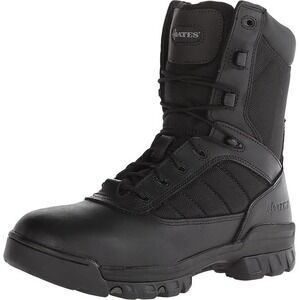 Men's Bates Tac Sport 8" Side Zip Tactical Boots Black Size 7 Boot Zipup New!